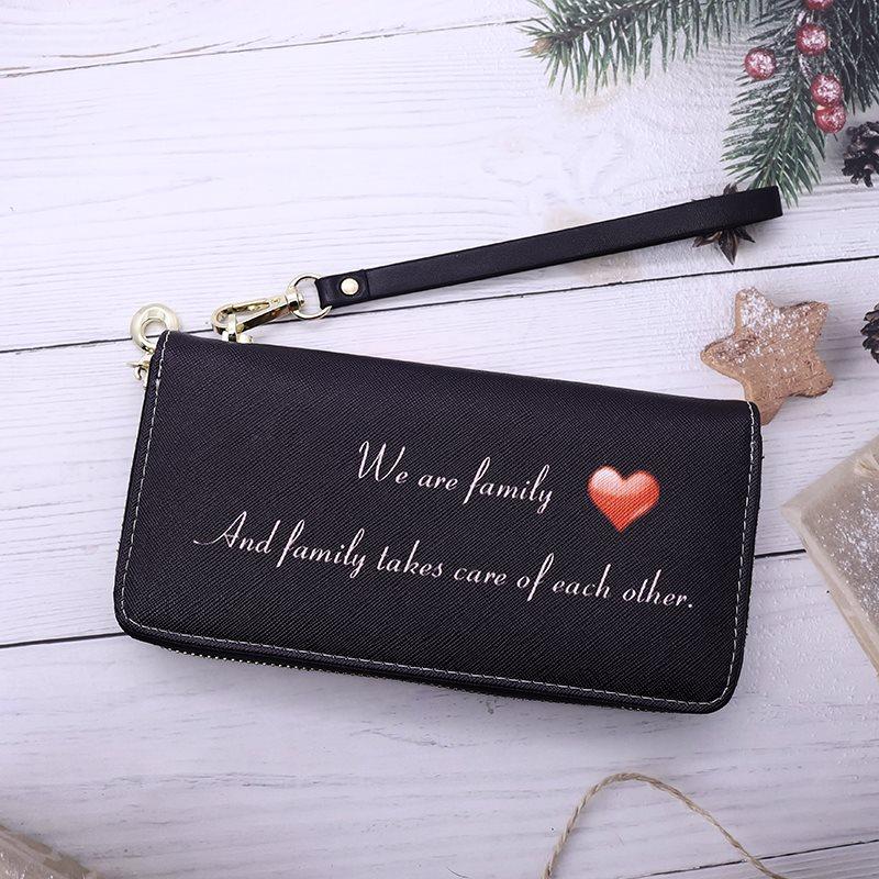Personalized Photo Women's Genuine Leather Wallet
