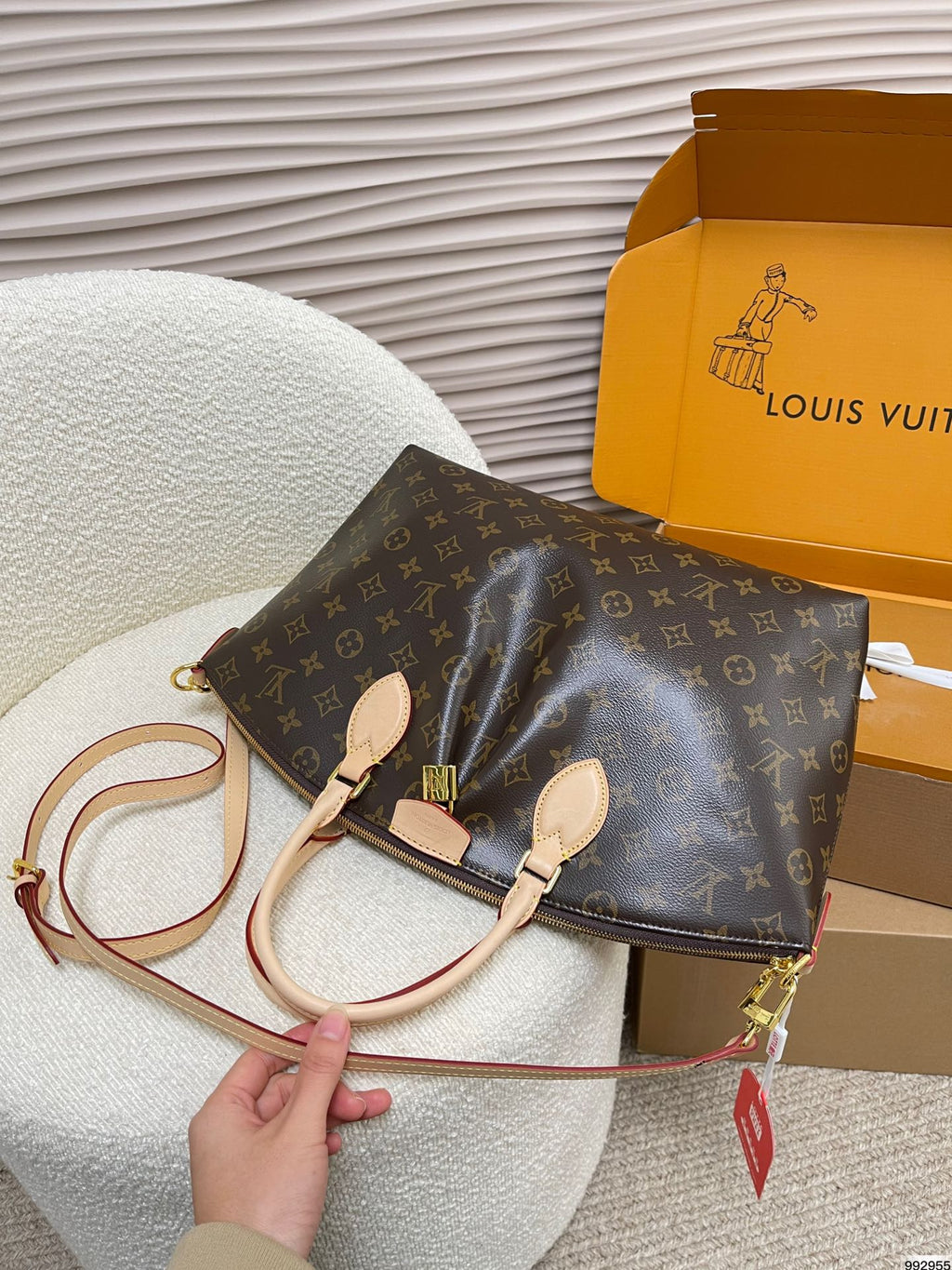 Louis Vuitton 21st Century Monogram Boetie PM satchel 32 x 13 x 29 cm
