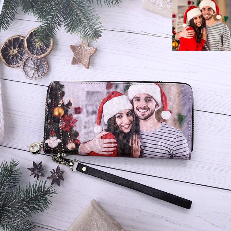 Personalized Photo Women's Genuine Leather Wallet