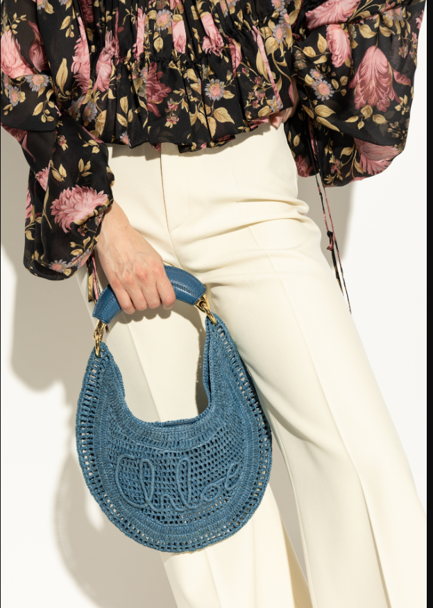 Chole Summer Banana Bags Raffia