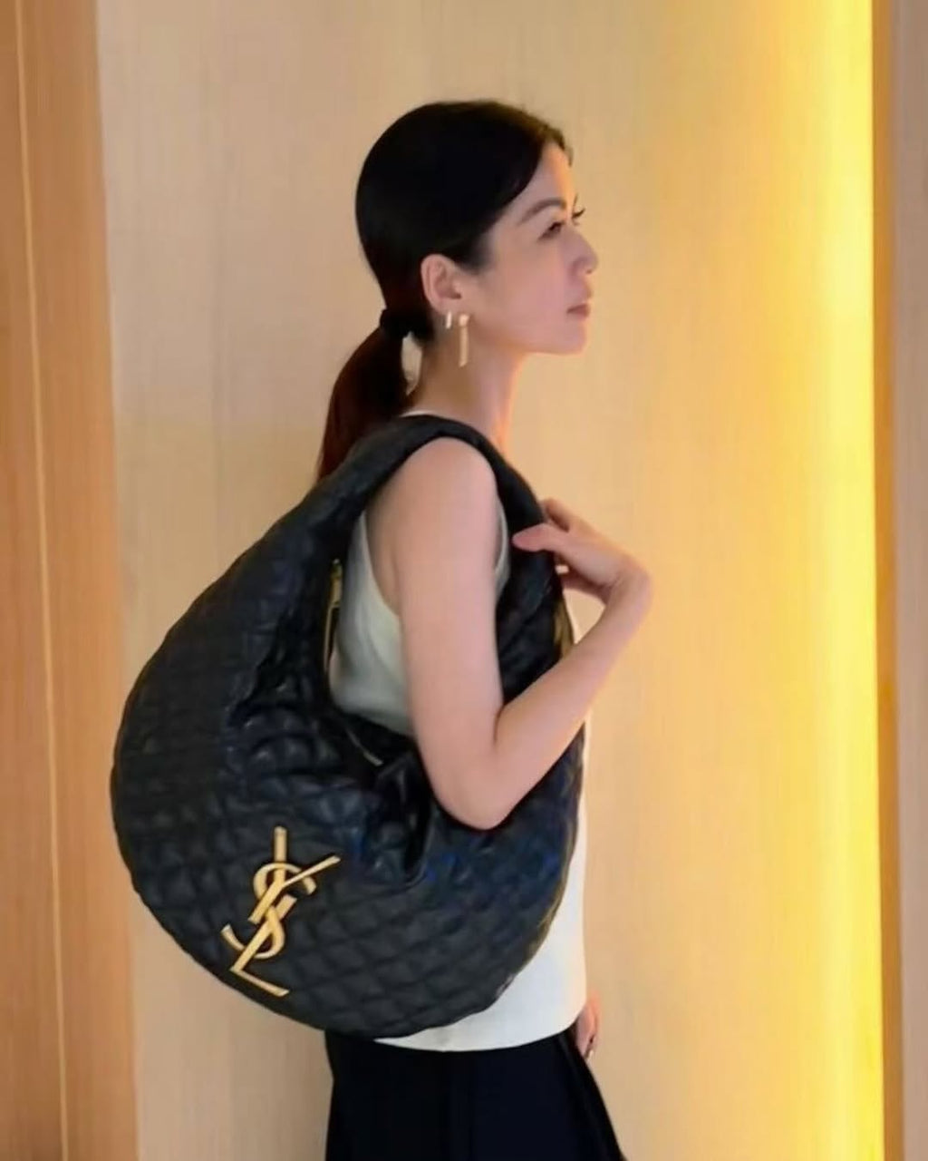 Saint Laurent Icarino Bag Hobo Bag