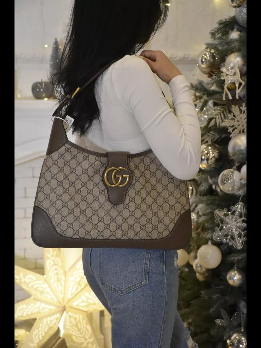 Gucci Aphrodite Medium leather shoulder bag 40x27cm