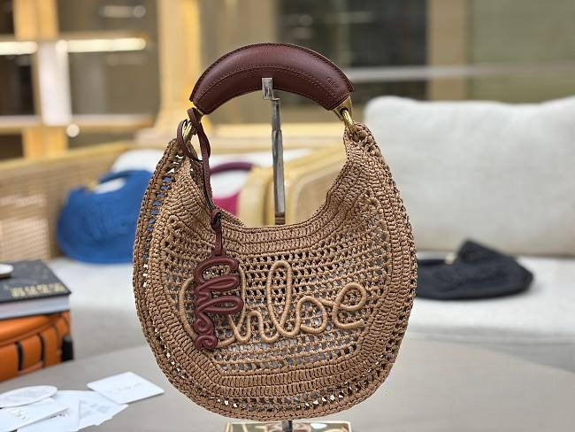 Chole Summer Banana Bags Raffia